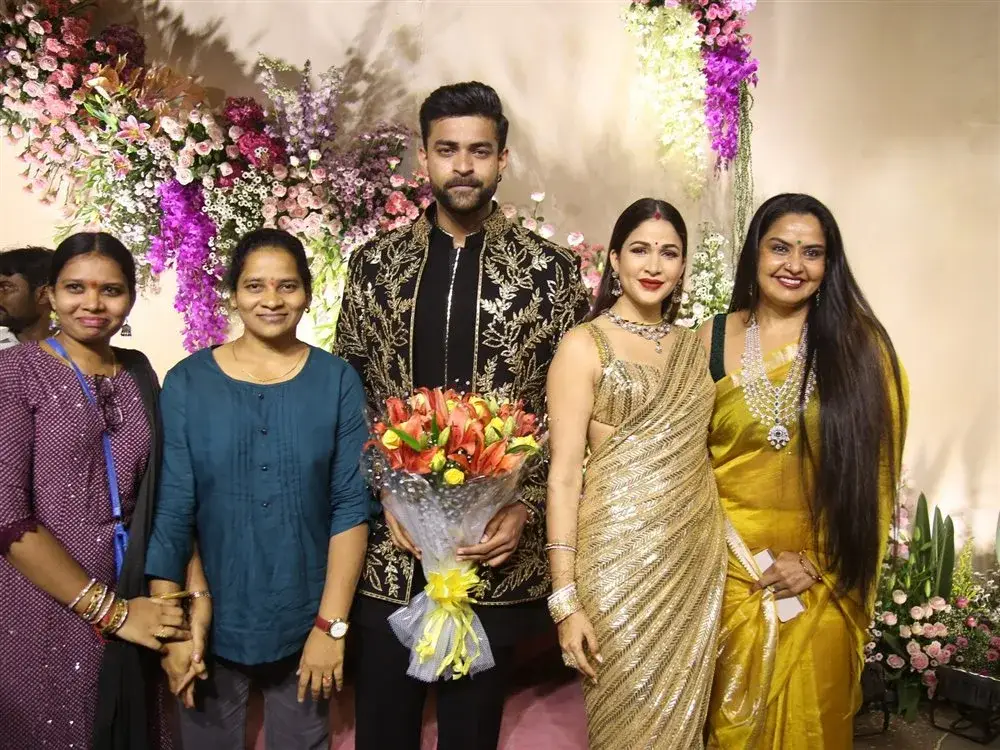 Varun Tej Lavanya Tripathi Wedding Reception Images